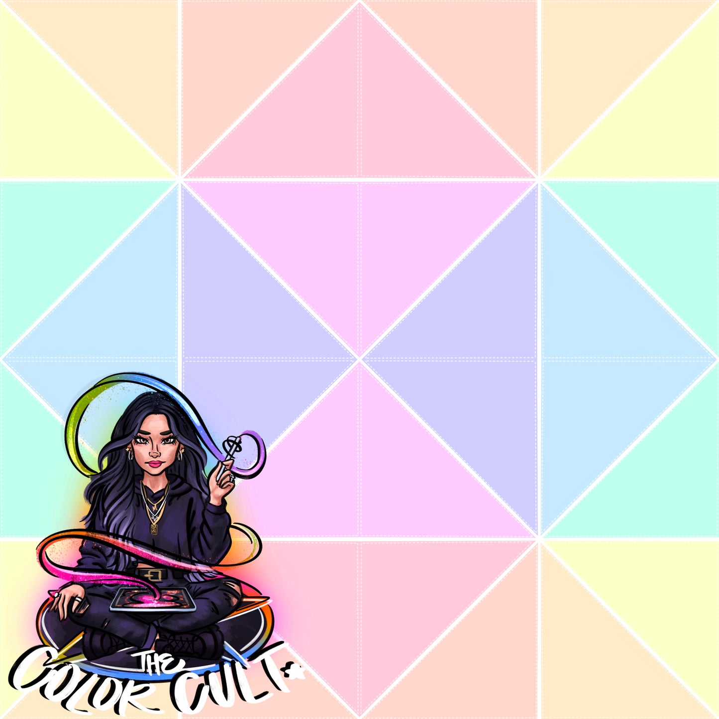 Pastel Spring Color Block- Quilt