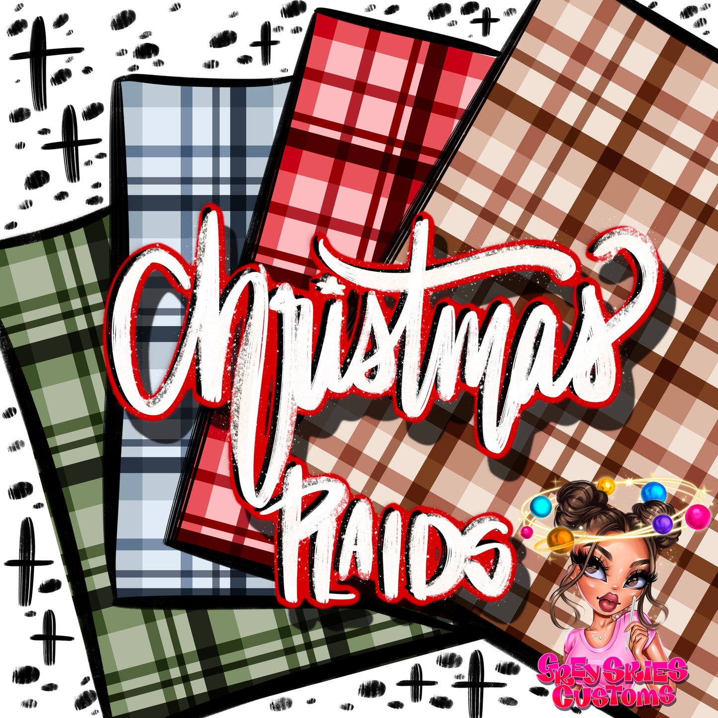 Solid Christmas Plaids