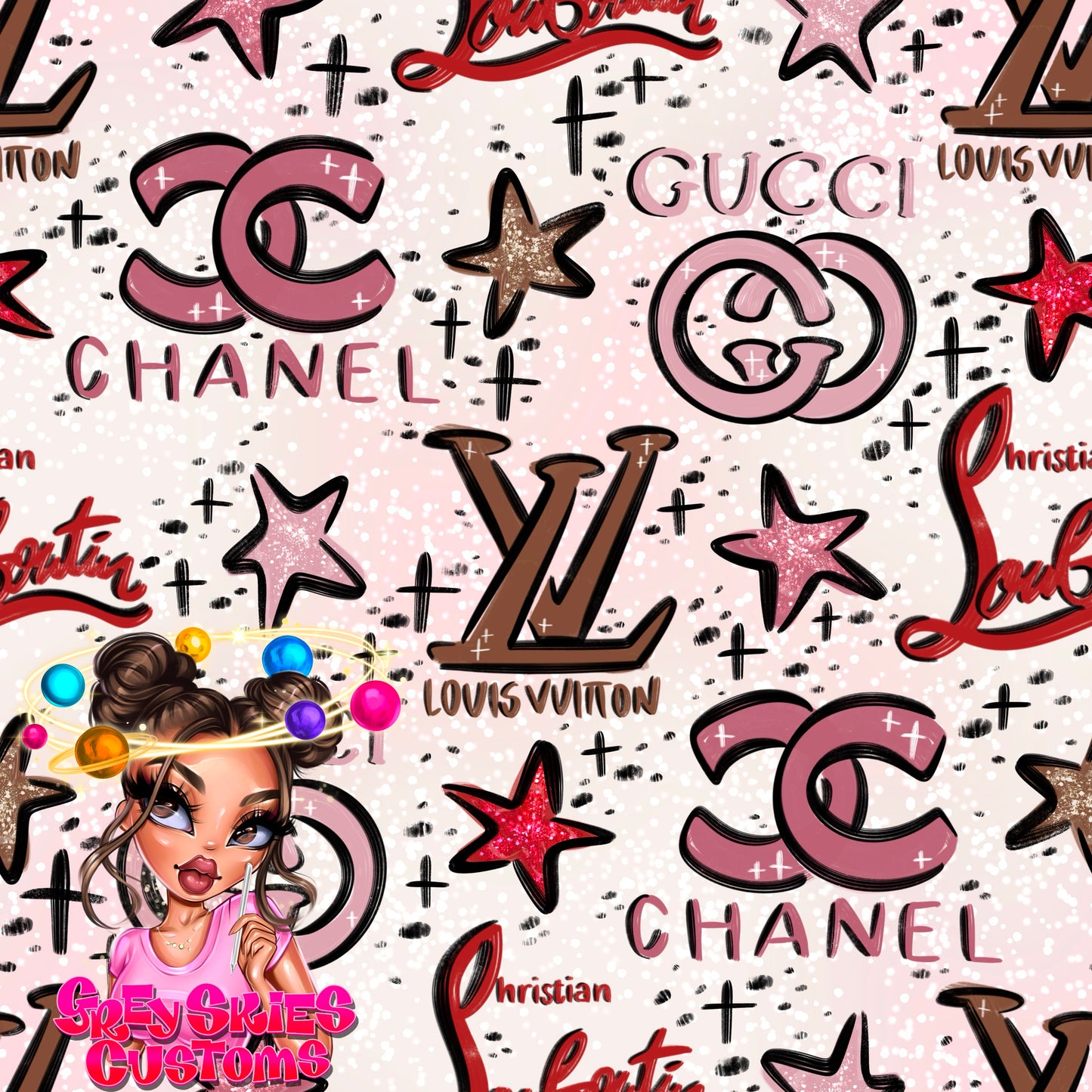 ✨LIMITED✨ Just A Girl Doodle Coord