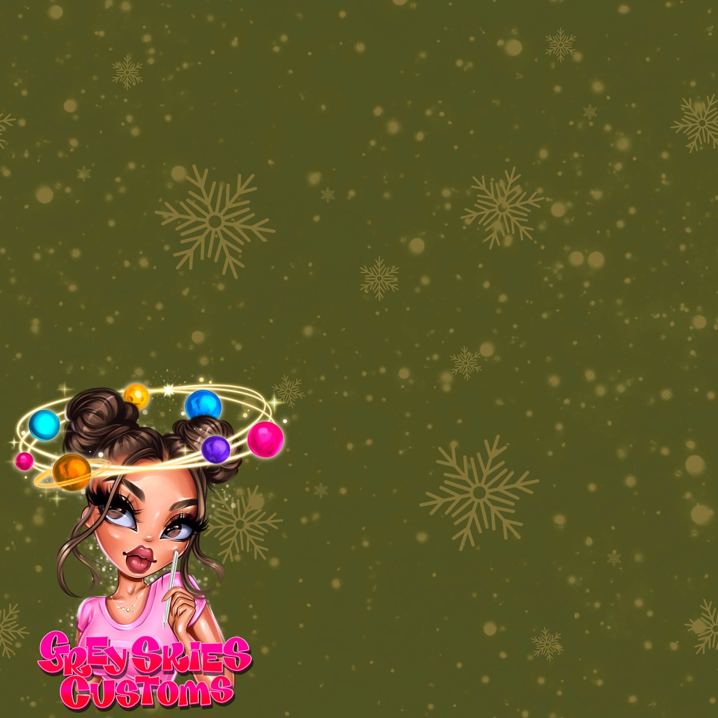 Solid Snowflakes Coords