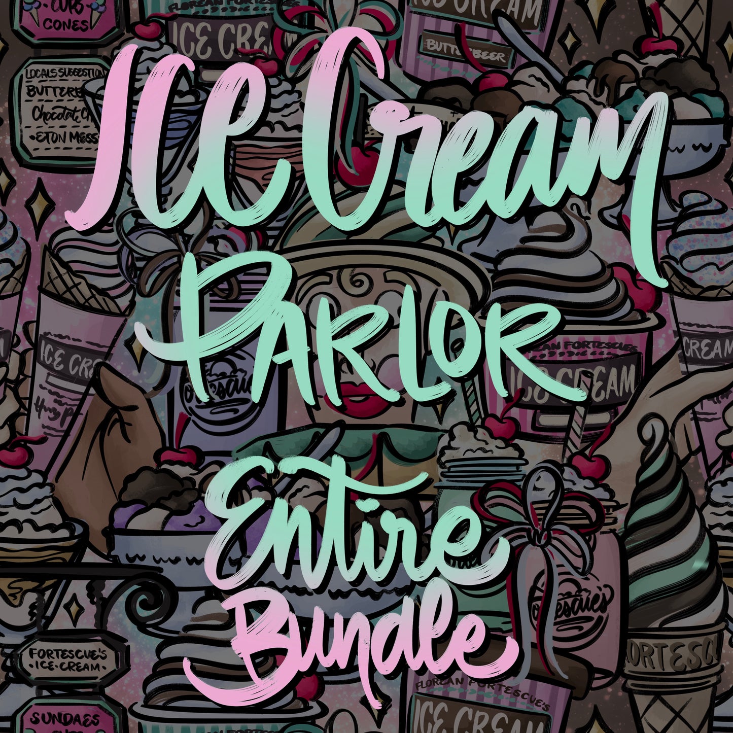 ENTIRE ICE CREAM PARLOR BUNDLE