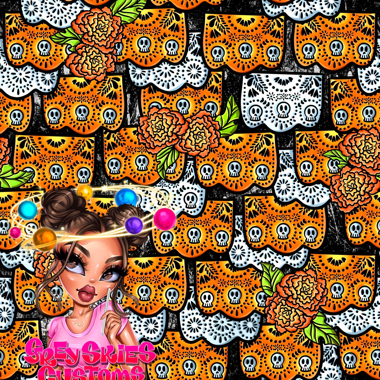 ✨LIMITED✨
Orange Offrenda Picado