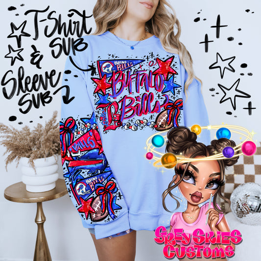 Buffalo Doodle t-shirt & Sleeve PNGs