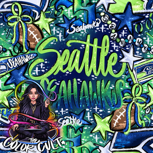 Seattle Seahawks Doodle
