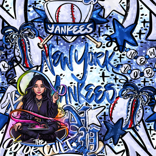 New York Doodle- Glitter