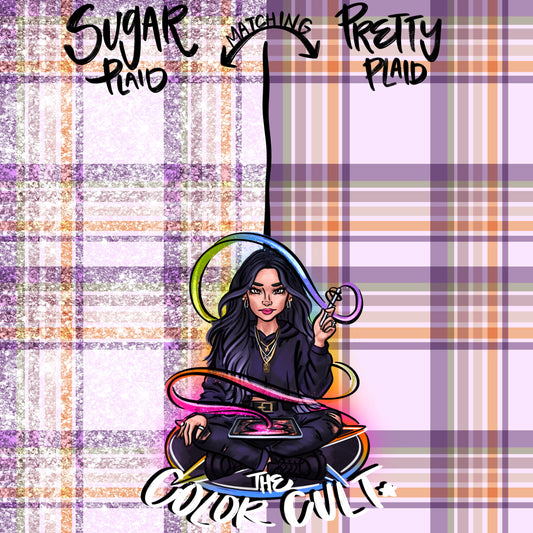 Grape Soda Plaid Set