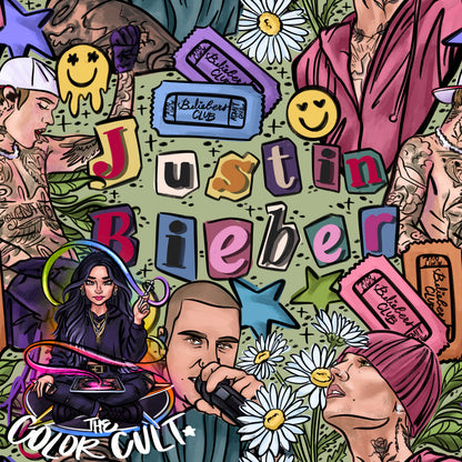 Justin Bieber Doodle 🎟️LIMITED🎟️