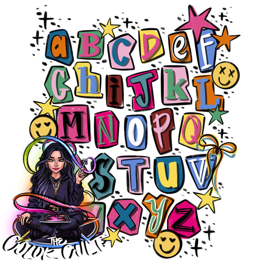 Alphabet Scrap PNG