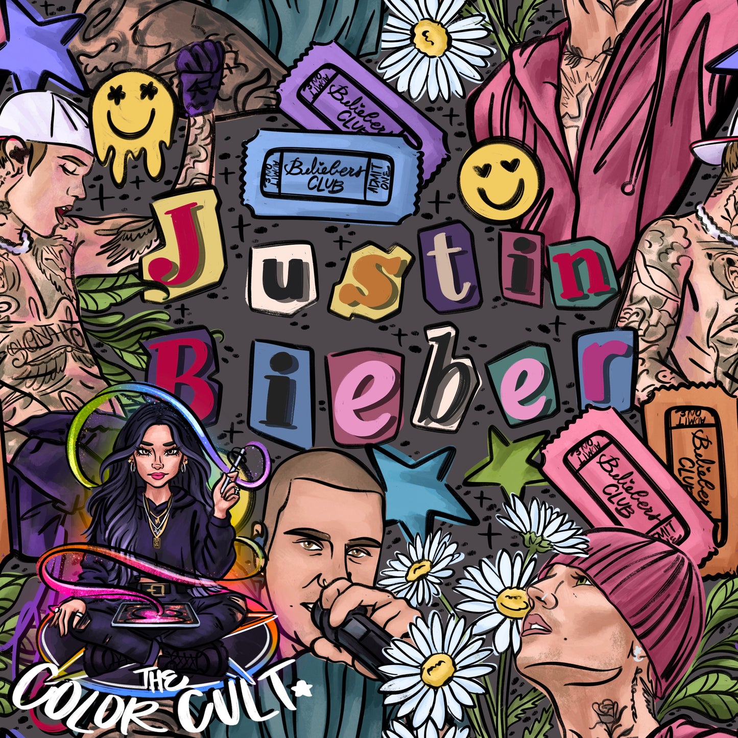Justin Bieber Doodle 🎟️LIMITED🎟️
