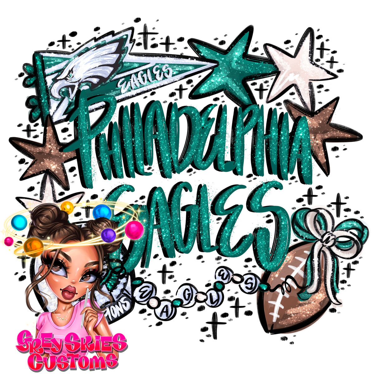 Philly Sleeve and T-shirt PNGs