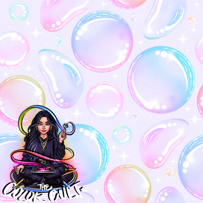 Glitter Bubbles- Purple