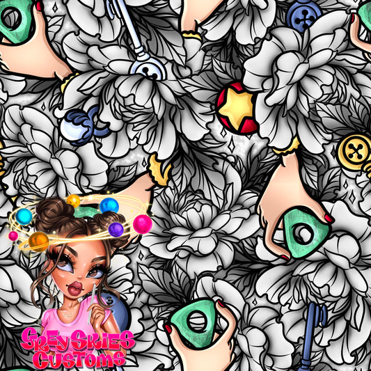 Chrome Garden Floral 🪦