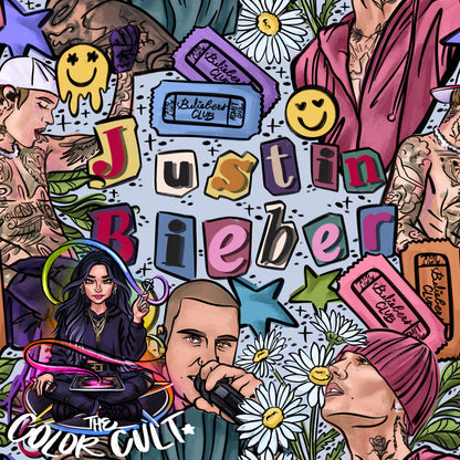 Justin Bieber Doodle 🎟️LIMITED🎟️