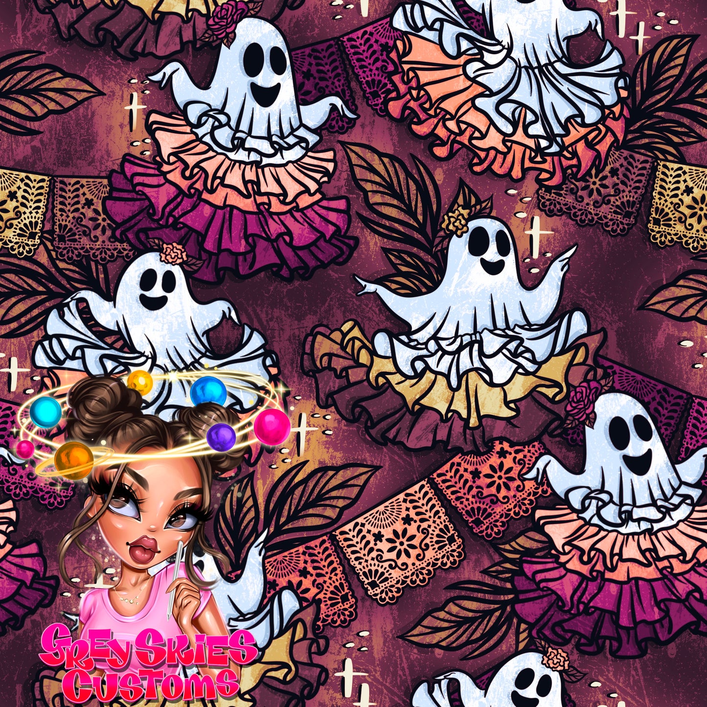 Maroon Ghostettes 🪦