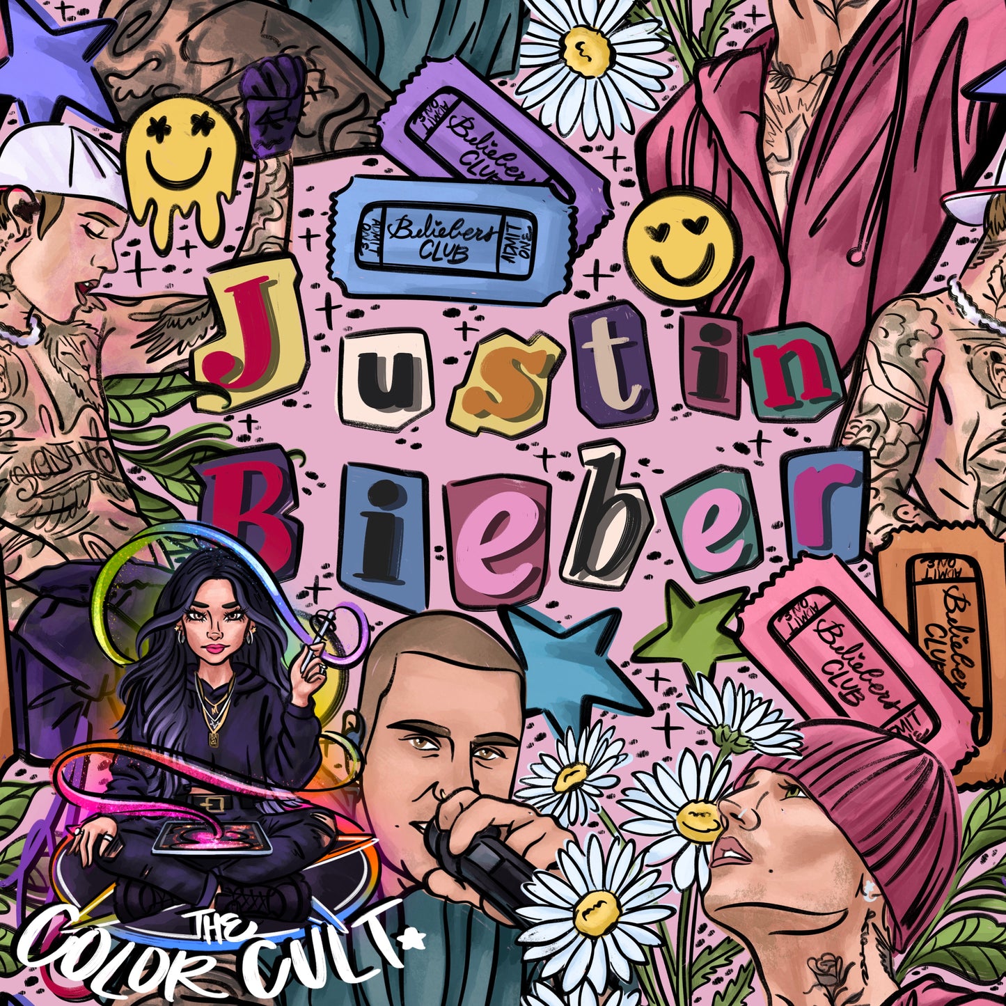 Justin Bieber Doodle 🎟️LIMITED🎟️