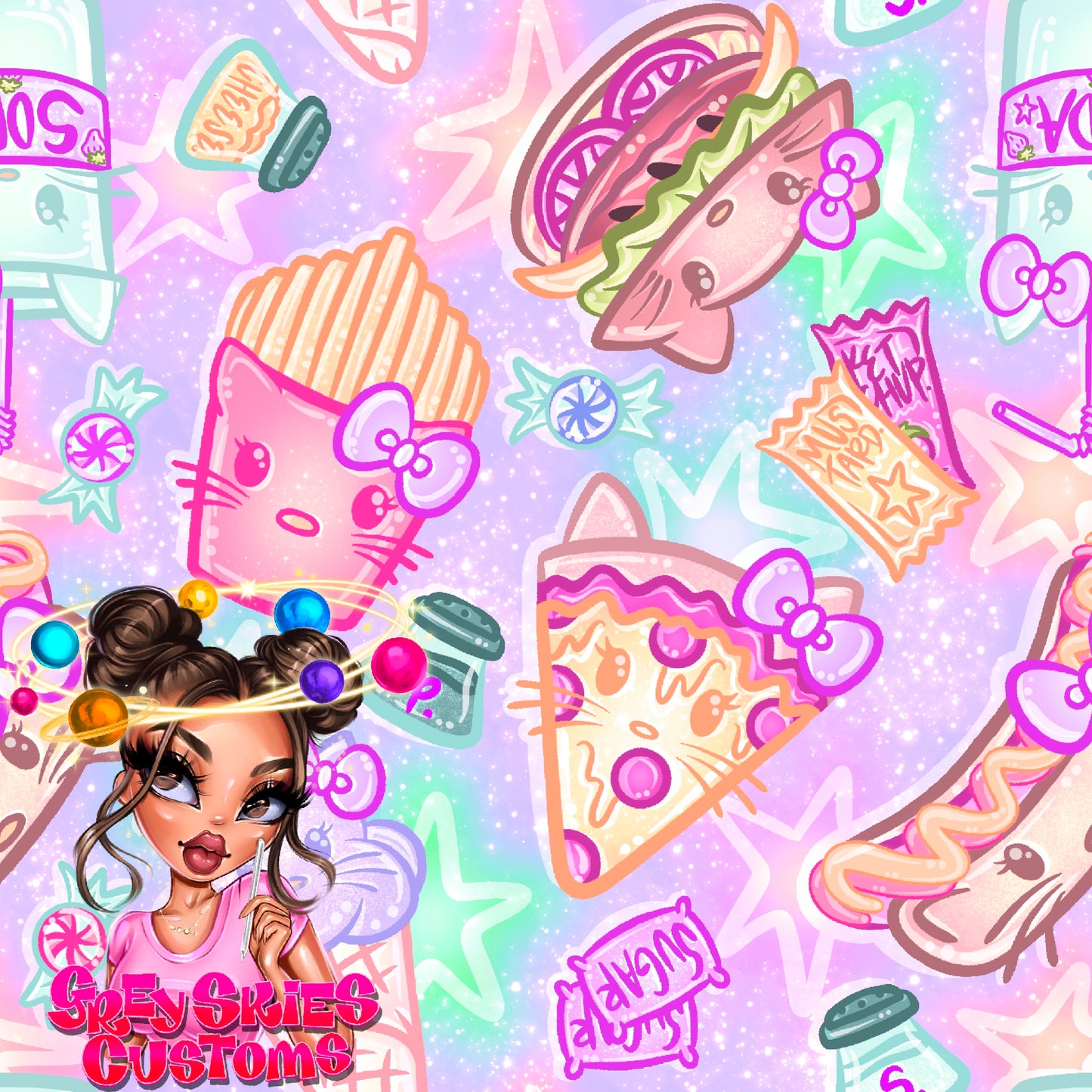 ✨LIMITED✨ 
Hello Snacks- Purple 🪦