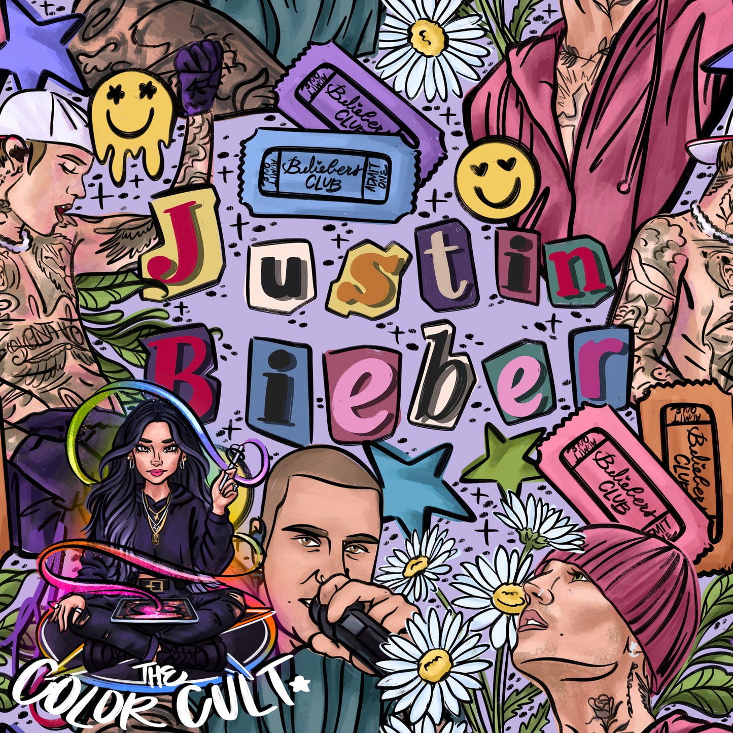 Justin Bieber Doodle 🎟️LIMITED🎟️