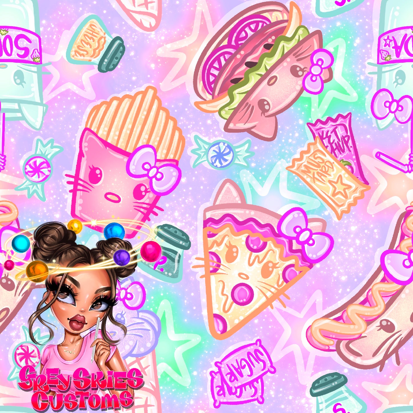 ✨LIMITED✨ 
Hello Snacks- Purple 🪦