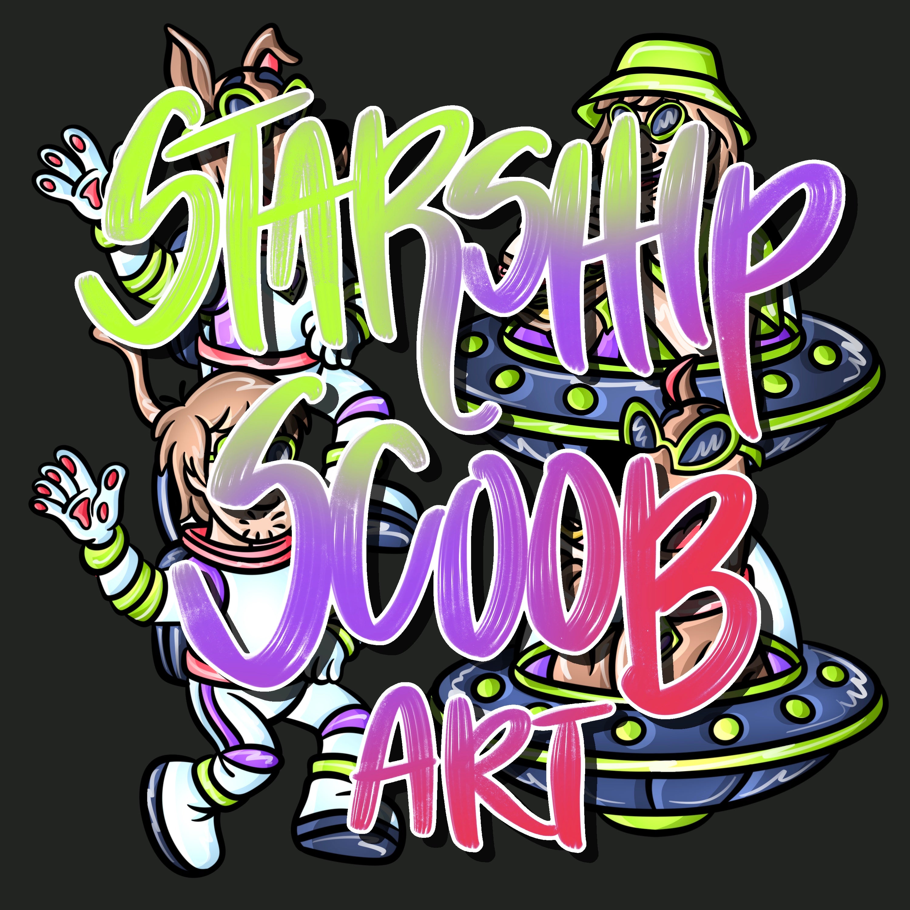 Starship Scoob PNGs – Grey Skies Custom Graphics