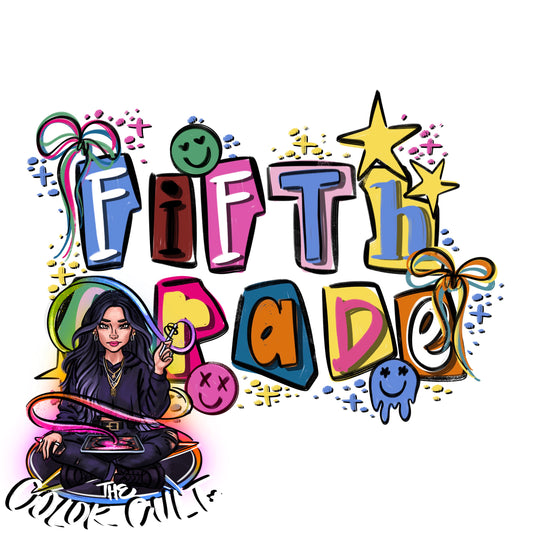 Fifth Grade Scrap PNG