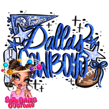 Dallas Doodle Shirt PNGs