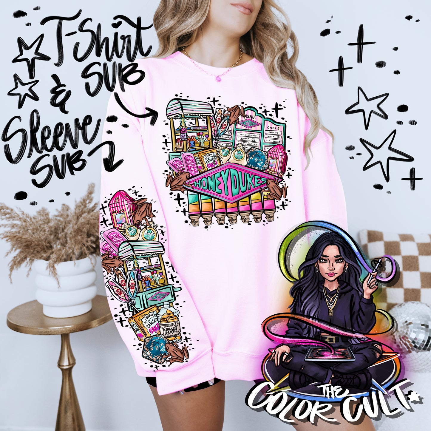Sweet Shop Tshirt PNGs