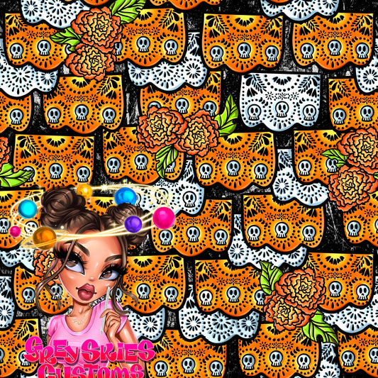 ✨LIMITED✨ 
Orange Offrenda Picado