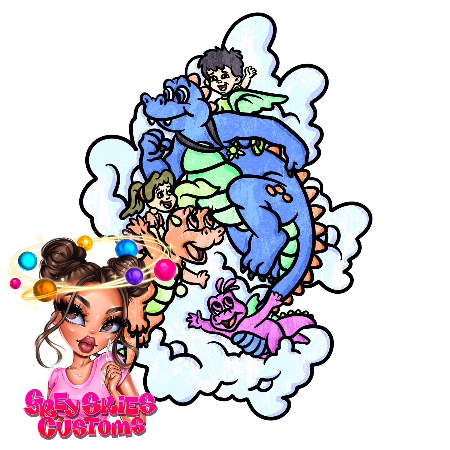 Neon Dragons
