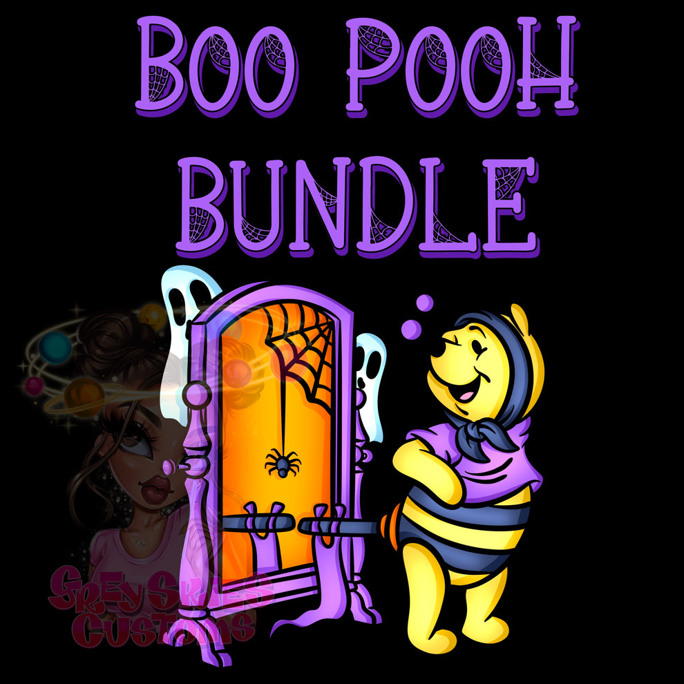 LIMITED Entire Boo Pooh Bundle – Grey Skies Custom Graphics