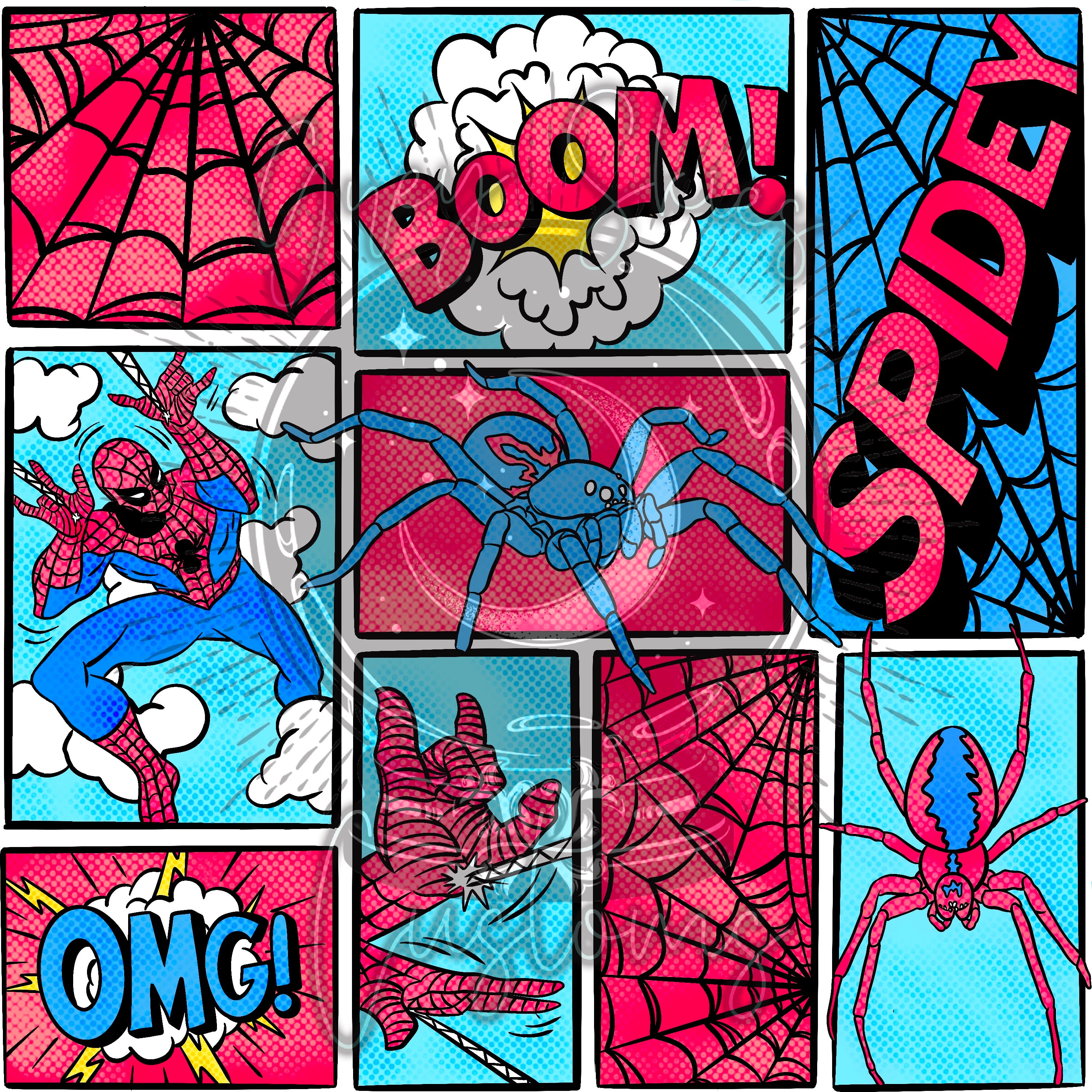 SM- SPIDEY COMIC – Grey Skies Custom Graphics