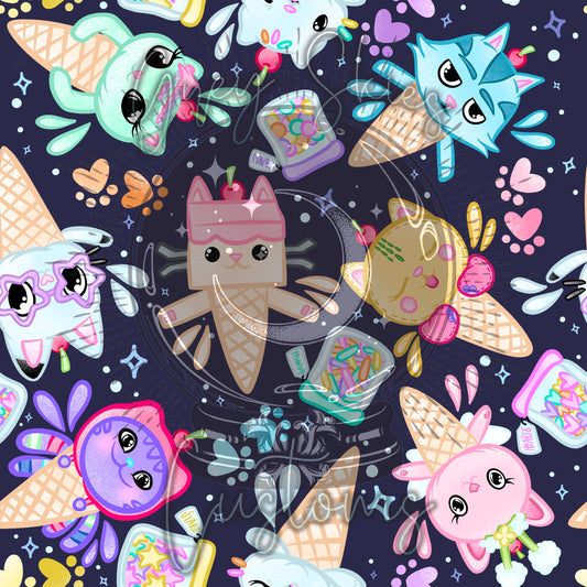 ✨LIMITED✨ Kitty Cones-Navy 🪦