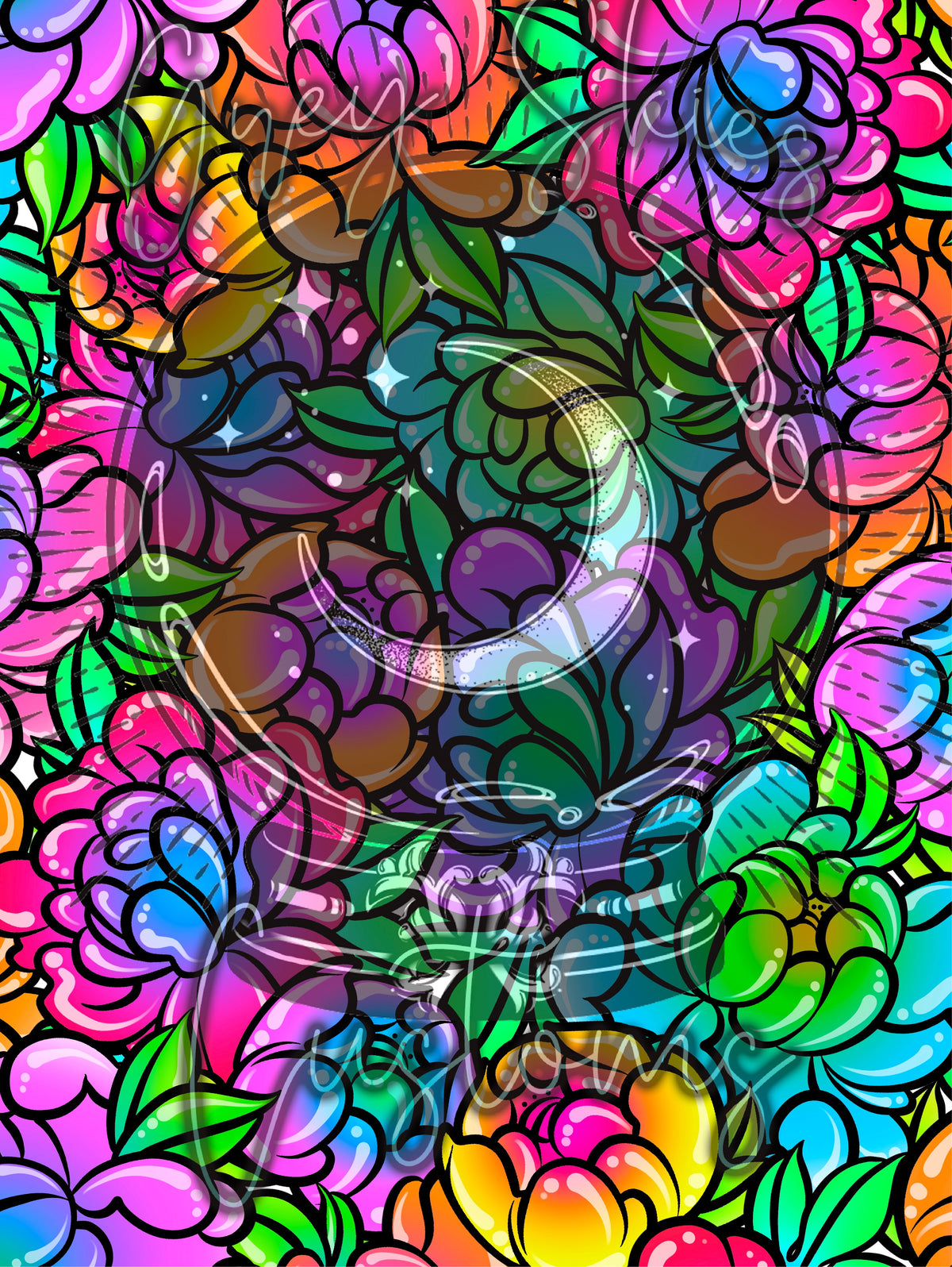 Summer Neon Floral