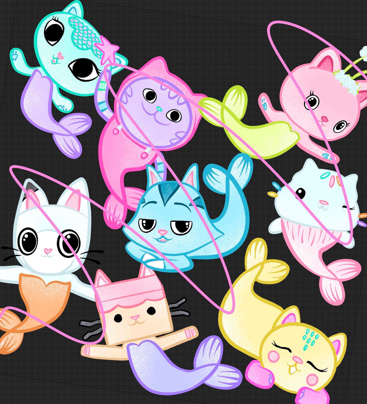 ✨LIMITED✨Purr-Maids Art Work 🪦